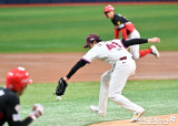 안우진 ‘마음이 급했나’[포토]