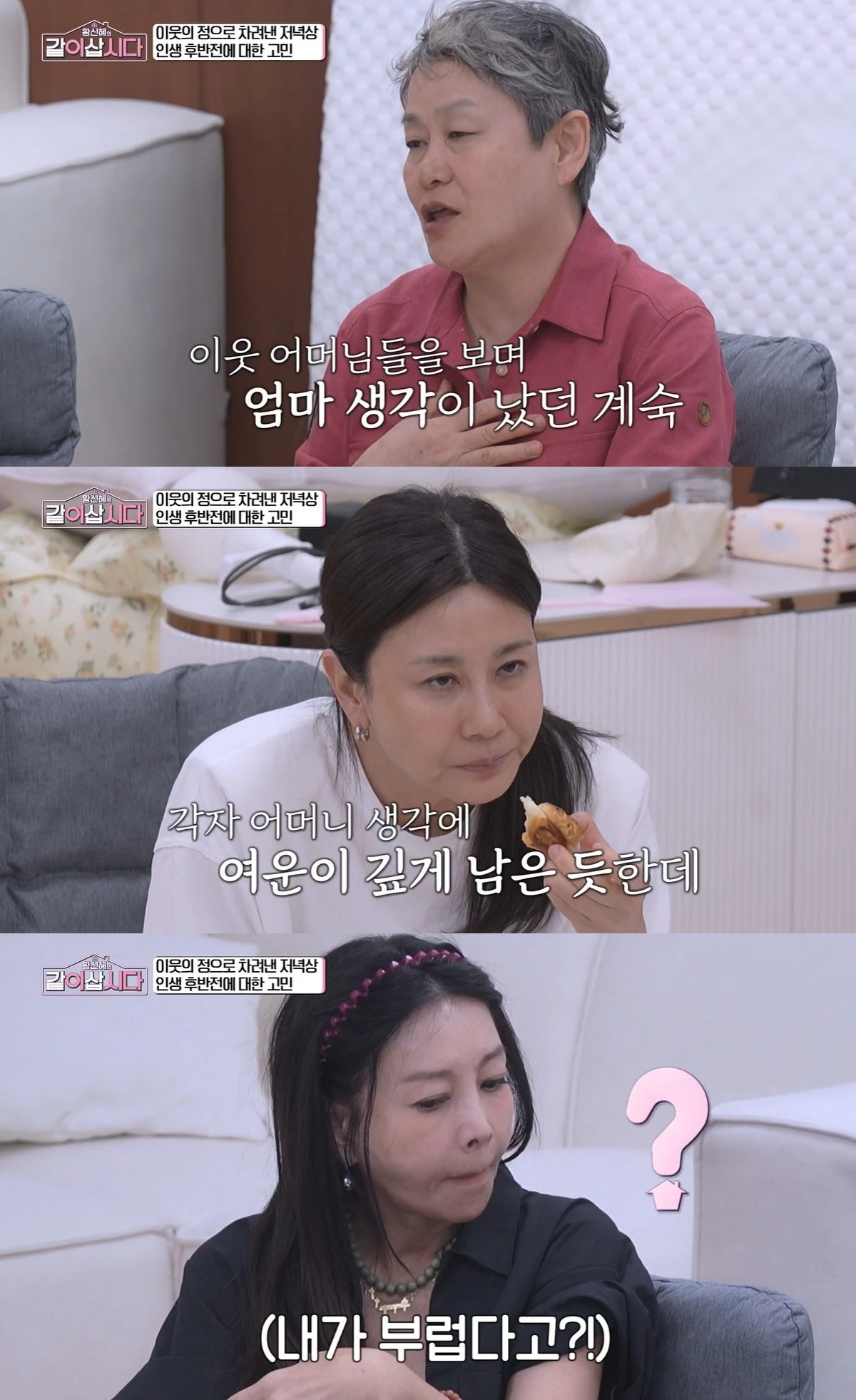 KBS 1TV '황신혜의 같이 삽시다' 캡쳐