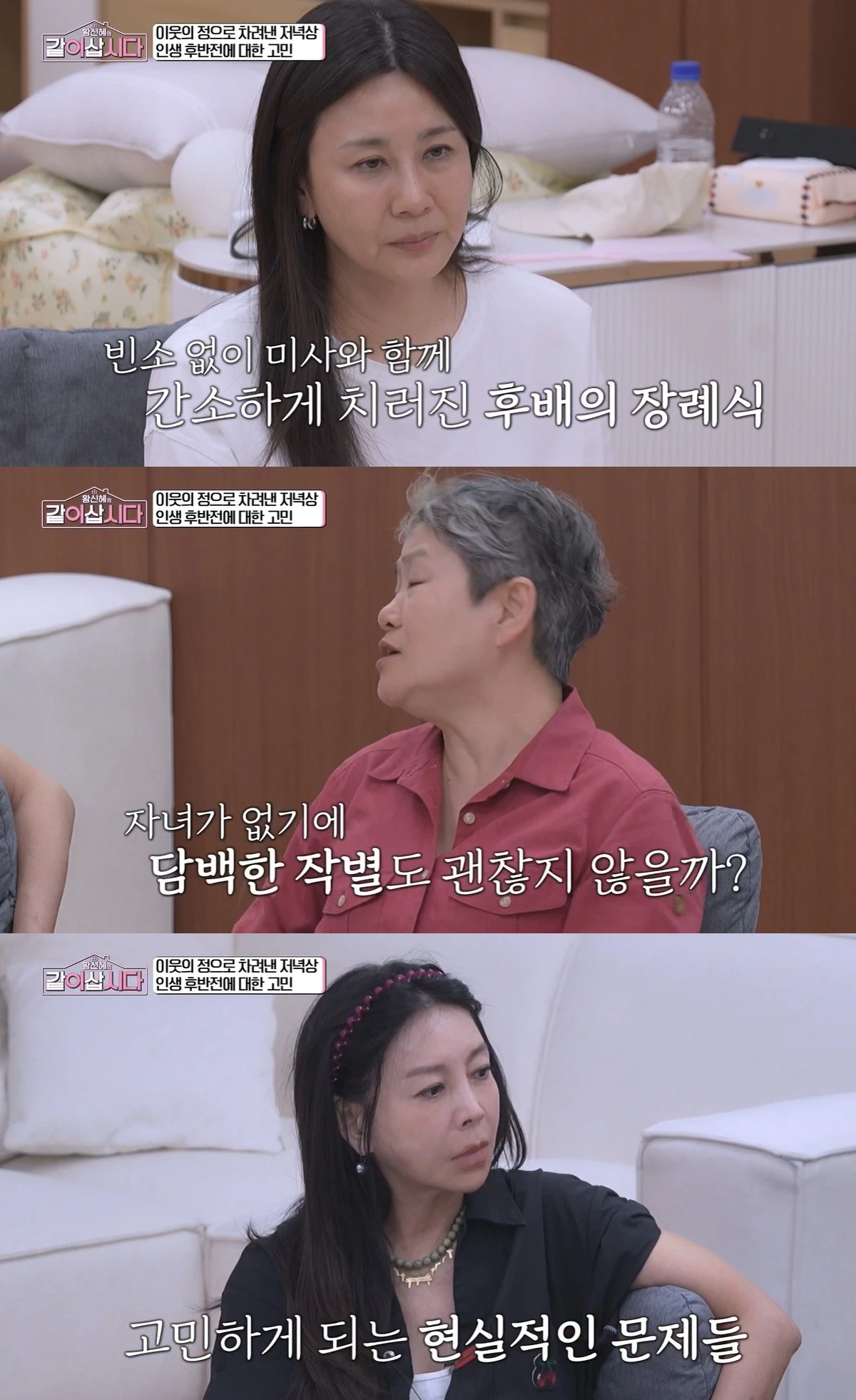 KBS 1TV '황신혜의 같이 삽시다' 캡쳐
