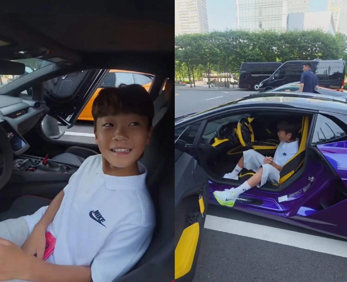 이동국 아내 이수진이 공개한 아들 이시안의 일상.