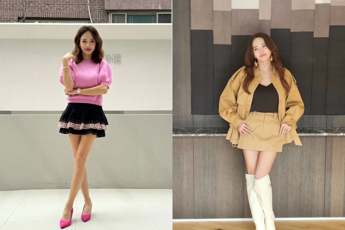 좌: 3일 게재한 사진, 우: 지난 6월 30일 게재한 사진 (한채영 계정)