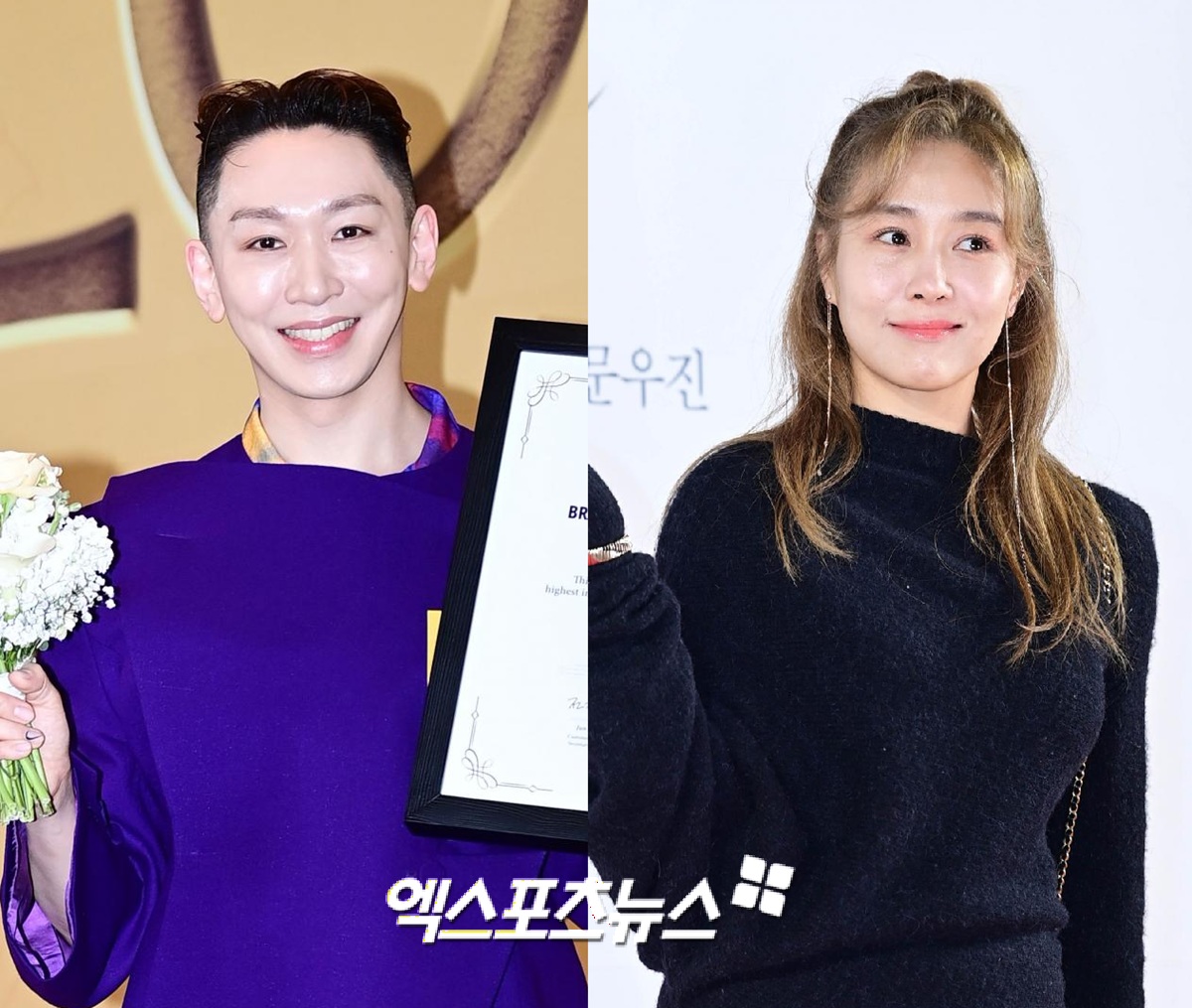 뮤지컬 배우 김호영, 옥주현. 엑스포츠뉴스 DB.
