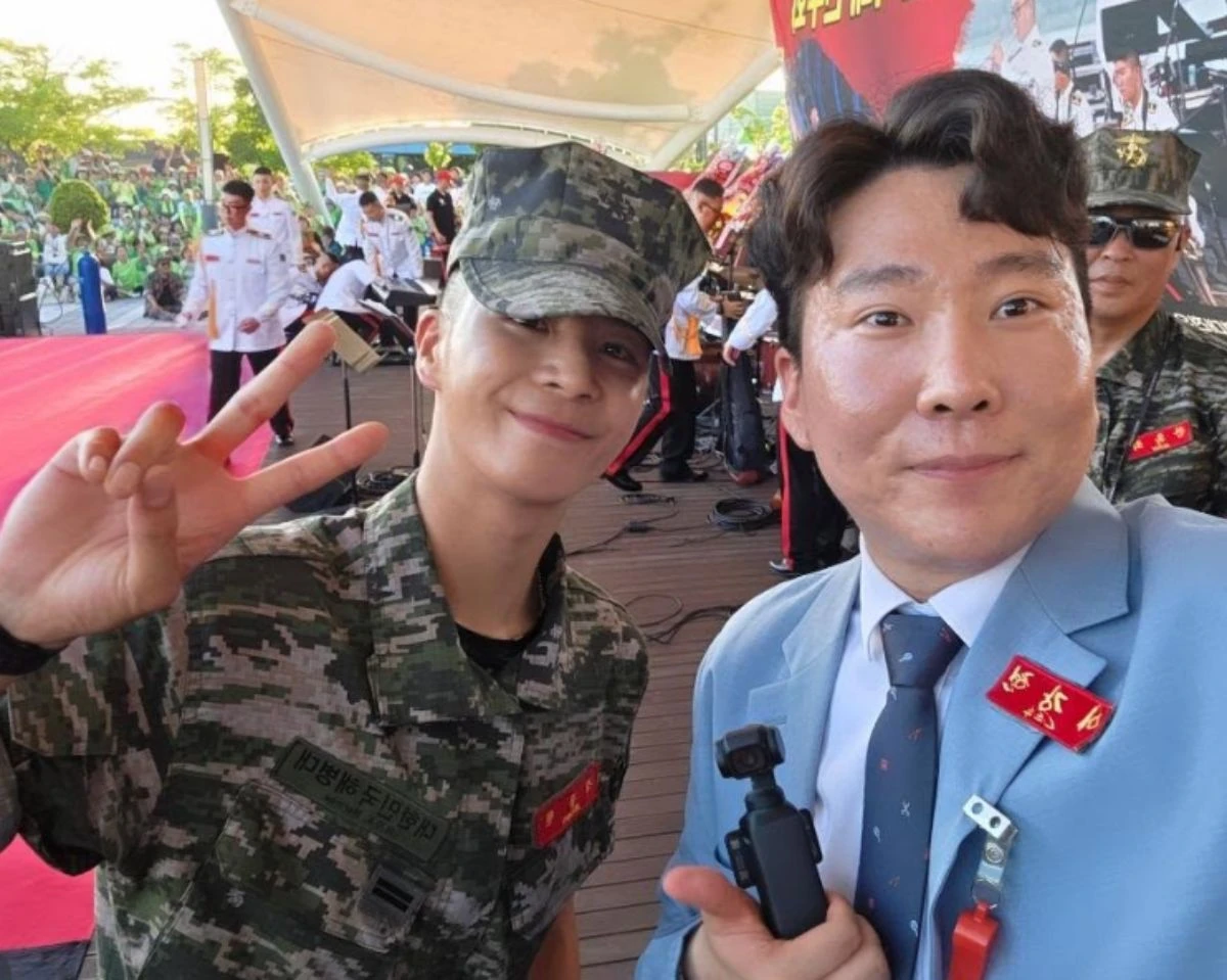 사진 = MC 이강현 계정 / 정동원과 투샷
