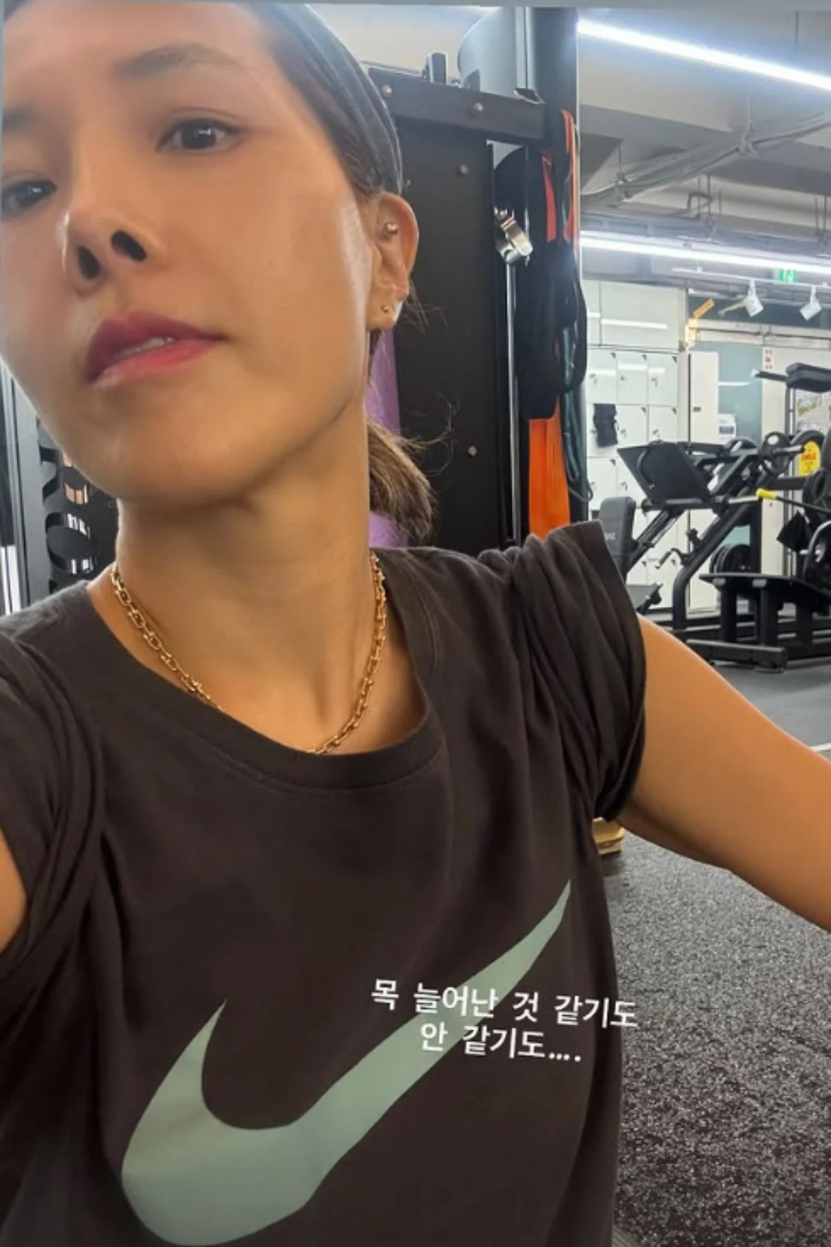 코미디언 신봉선 인스타그램 스토리