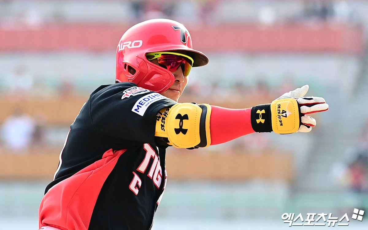 29일 오후 인천SSG랜더스필드에서 열린 '2026 신한 SOL Bank KBO리그' KIA 타이거즈와 SSG 랜더스의 경기, 7회초 2사 1루 KIA 나성범이 SSG 투수 박시후 상대로 투런 홈런을 때려내고 있다. 엑스포츠뉴스 DB