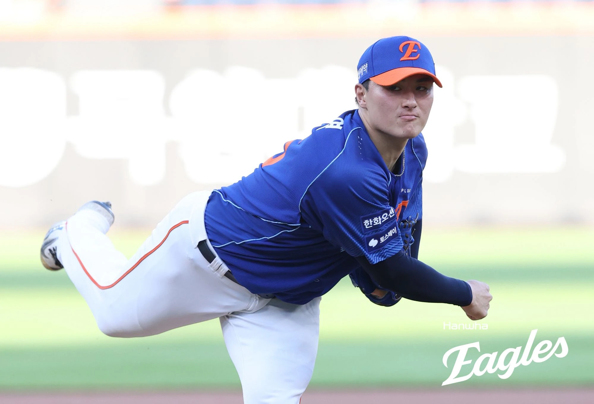 한화 이글스 우완 영건 박준영이 24일 대전 한화생명 볼파크에서 열린 2026 신한 SOL KBO리그 LG 트윈스와의 팀 간 9차전 선발등판, 4.1이닝 3실점을 기록했다. 사진 한화 이글스