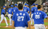 삼성 ‘15:4, 11점차 대승’[포토]