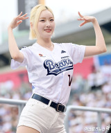 서현숙 치어리더 ‘잠실의 금발여신’[엑's HD포토]