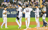 두산 ‘삼성에 7:0 승리’[포토]