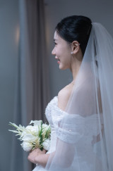 송하예, ♥깜짝 결혼 발표?…웨딩드레스 사진 '활활'·글 수정까지, 소속사 입장은 '반전' [엑's 이슈]