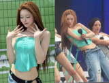 '워터밤' 비비만? 빌리 츠키도 화제…속옷 흘러 내렸나? 새깅 패션? 의견 분분 [엑's 이슈]