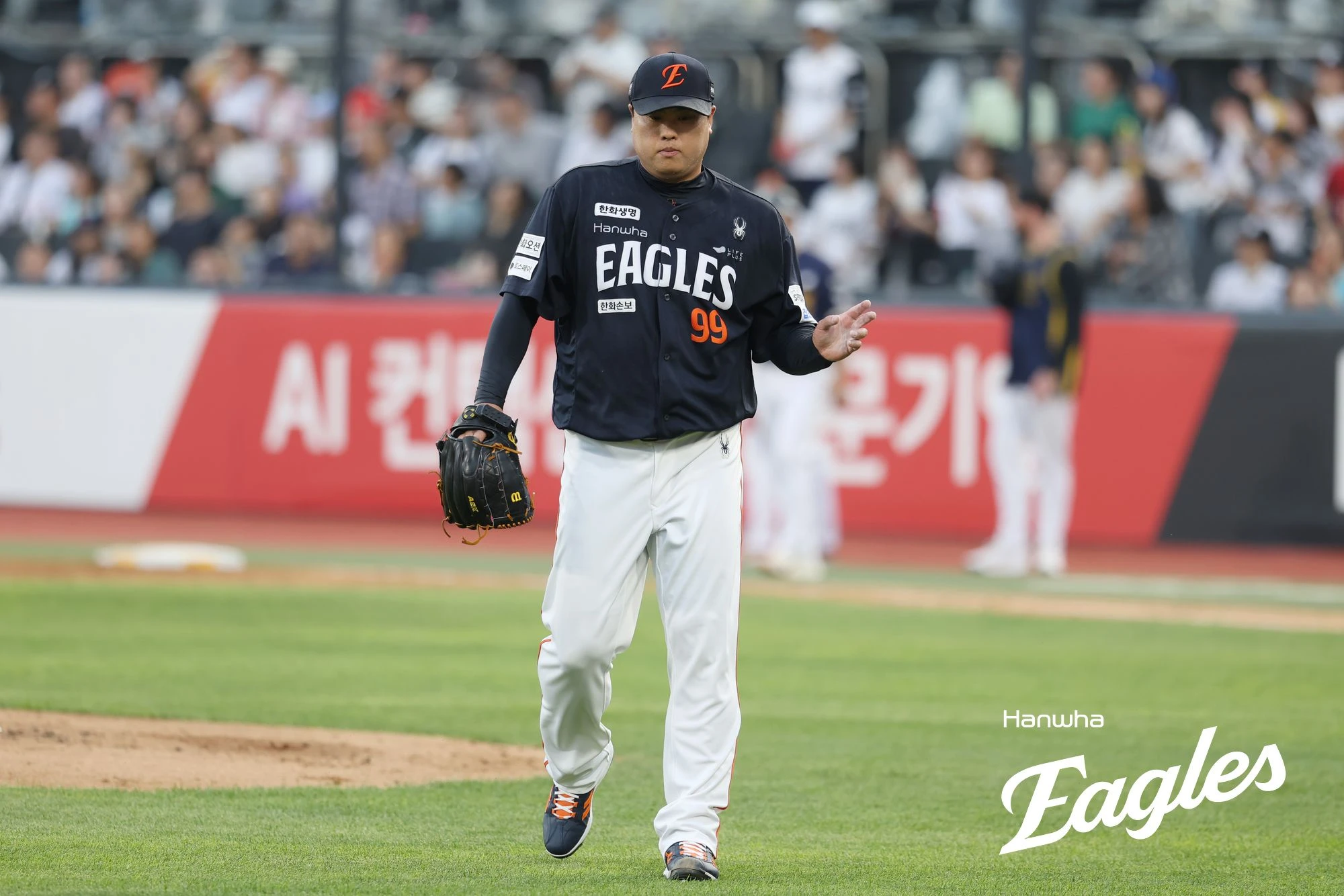 한화 이글스 에이스 류현진, 지난 6월 11일 KIA 타이거즈전에서 시즌 8승을 따낸 뒤 6경기 연속 승수 쌓기에 실패했다. 사진 한화 이글스