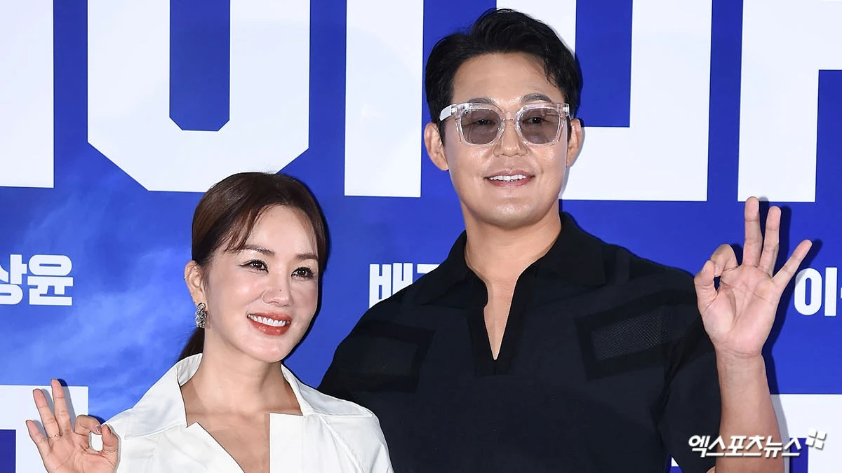 2020년 8월에 열린 '오케이마담' 언론시사회 현장