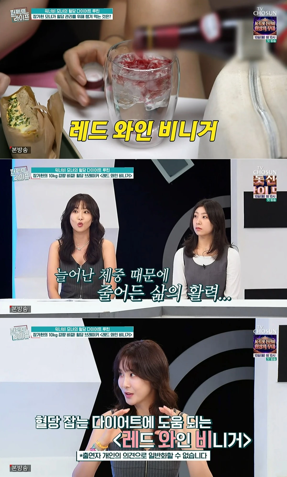 TV조선 '퍼펙트 라이프' 방송 화면