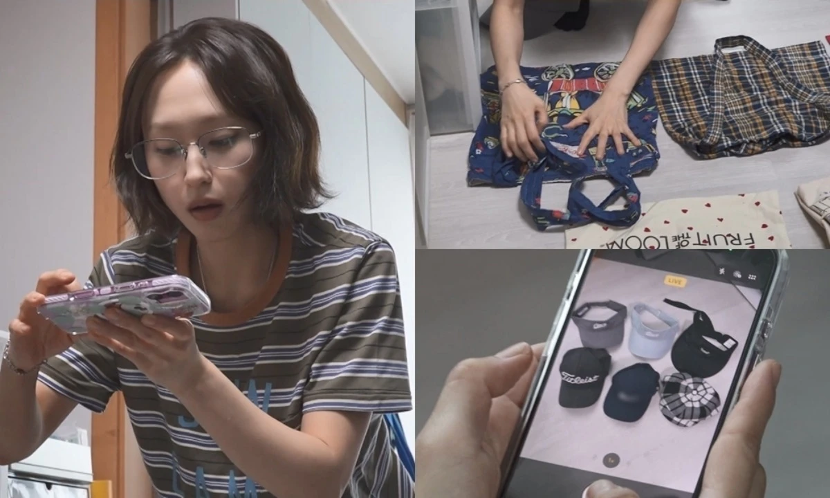 배우 류혜영, 중고거래