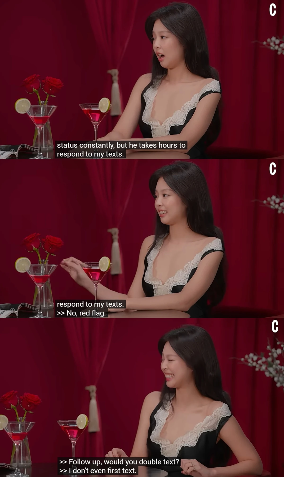 유튜브 '코스모폴리탄' 제니