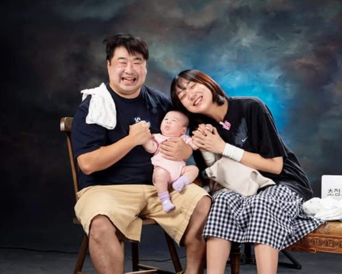 이은형, 강재준, 현조 가족사진