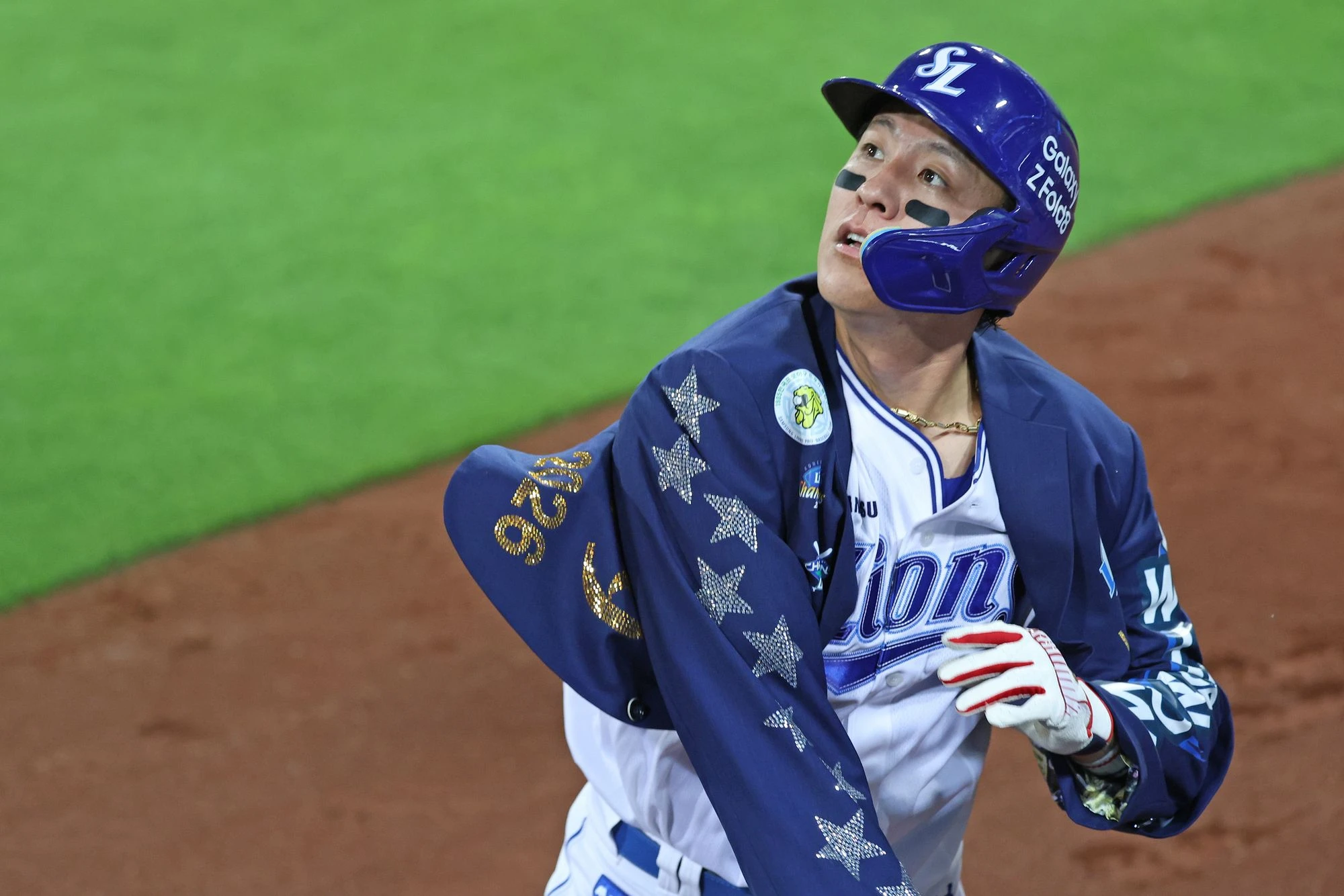 삼성 라이온즈 포수 강민호가 14일 대구 삼성 라이온즈파크에서 열린 2026 신한 SOL KBO리그 한화 이글스와의 팀 간 11차전에서 솔로 홈런을 기록, 2경기 연속 홈런으로 타격감을 끌어올렸다. 사진 삼성 라이온즈