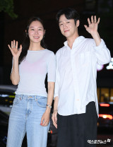 공효진-정준원 '뒤풀이에서도 부부케미 투샷'[엑's HD포토]