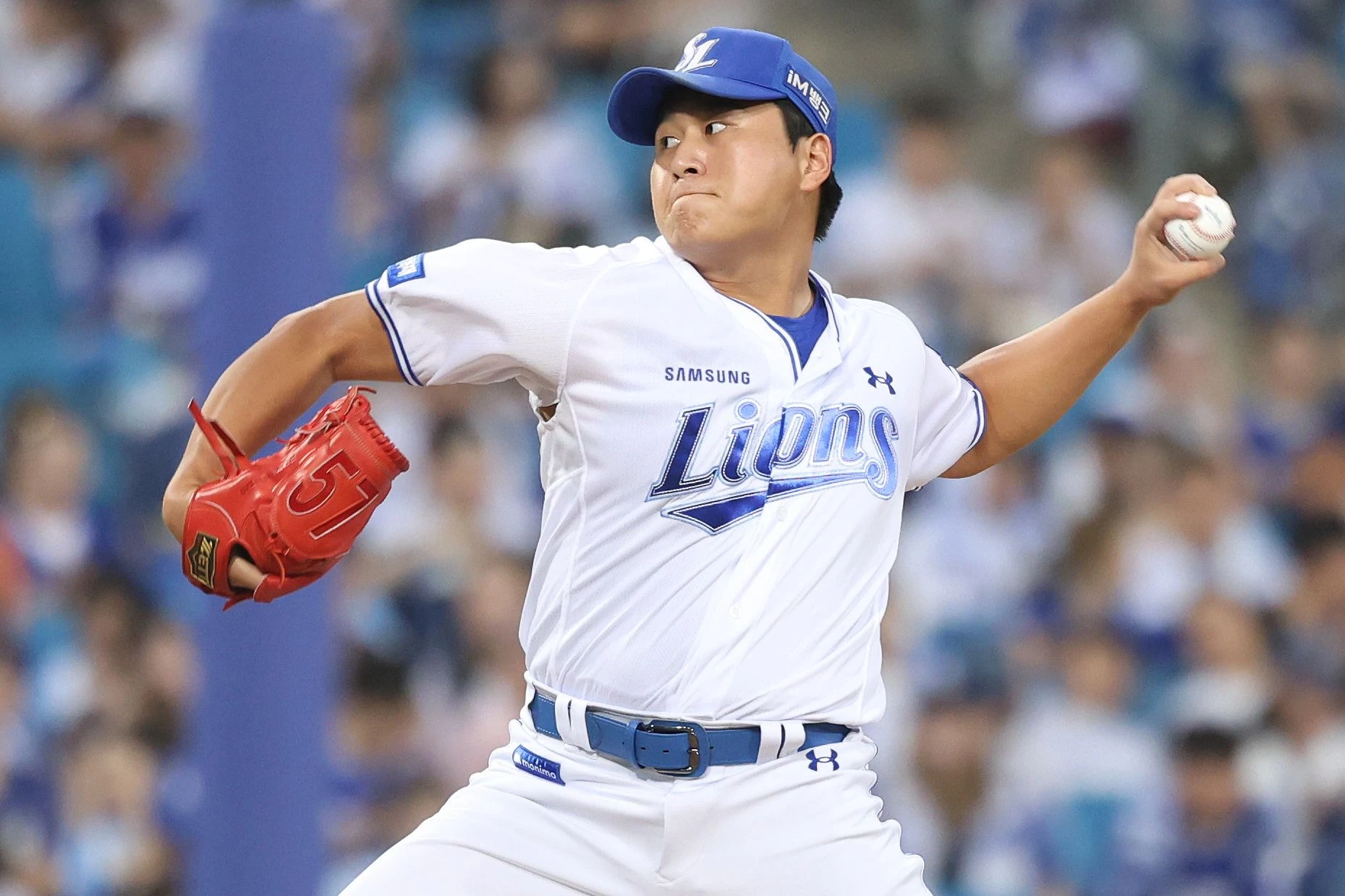 삼성 라이온즈 좌완 이승현이 15일 대구 삼성 라이온즈파크에서 열린 2026 신한 SOL KBO리그 한화 이글스와의 팀 간 12차전에서 5.2이닝 1실점 호투로 팀 승리에 힘을 보탰다. 사진 삼성 라이온즈