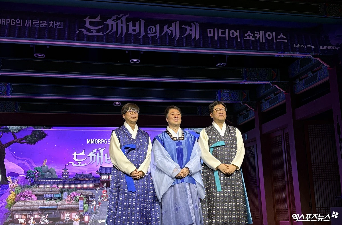 슈퍼캣 박성준 PD, 장수민 디렉터, 카카오게임즈 차명수 실장