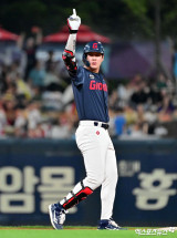 나승엽 ‘이거지’[포토]