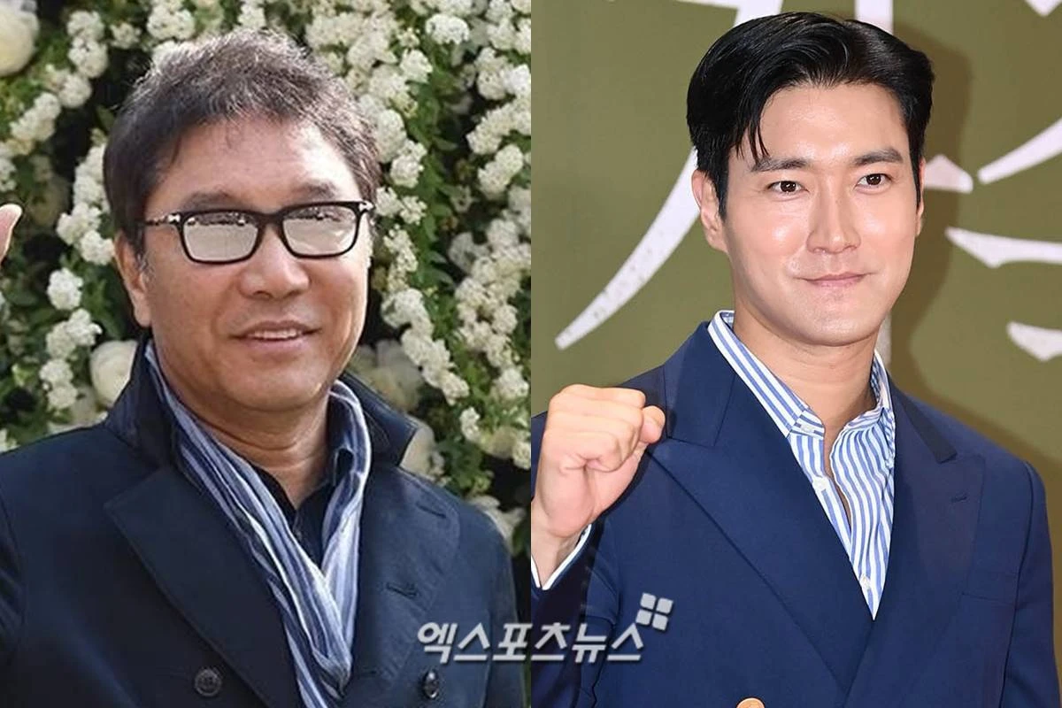 이수만(좌), 최시원(우)