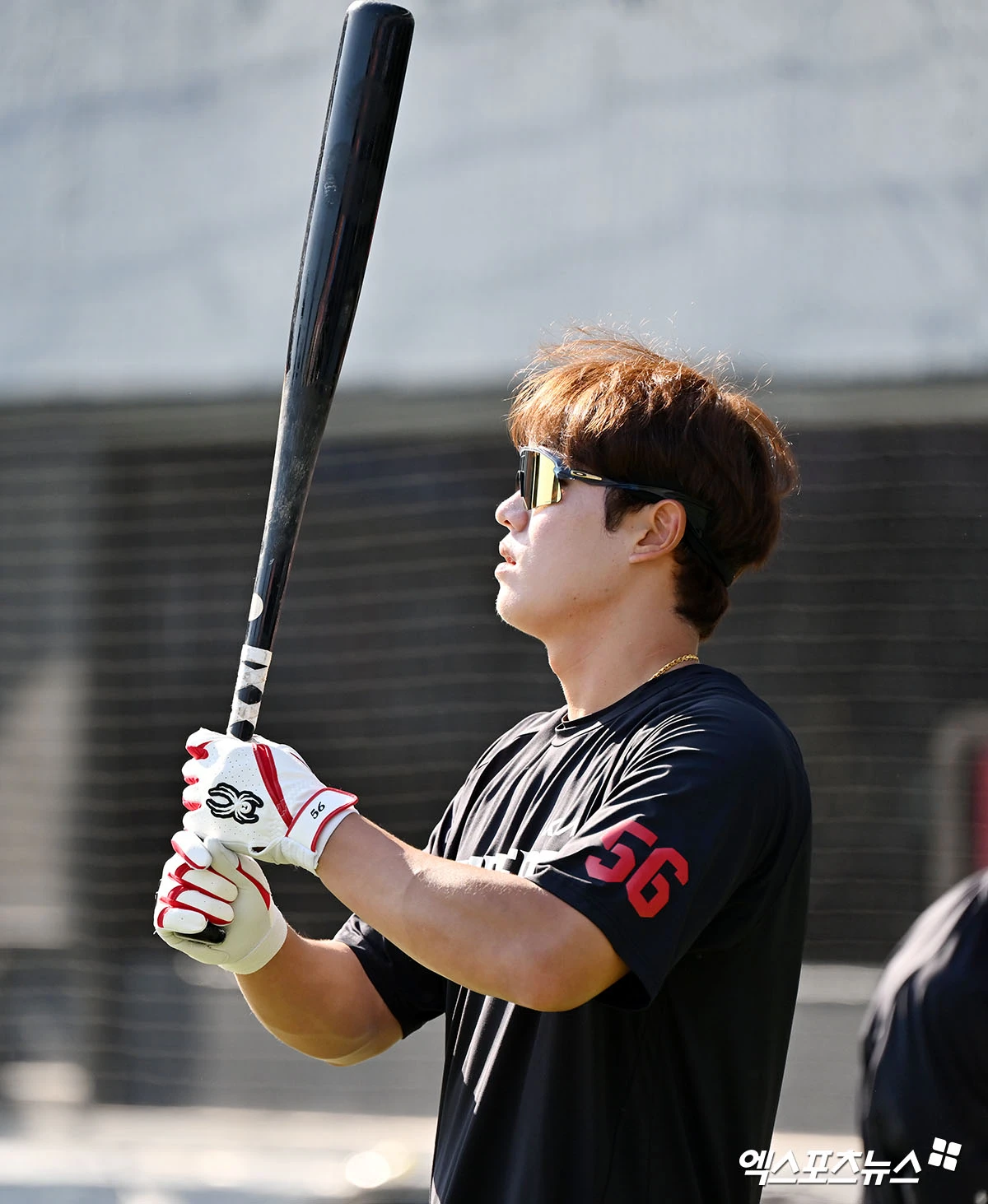 29일 오후 서울 송파구 잠실야구장에서 열리는 '2026 신한 SOL Bank KBO리그' KIA 타이거즈와 LG 트윈스의 경기, KIA 오선우가 훈련에 임하고 있다. 엑스포츠뉴스 DB