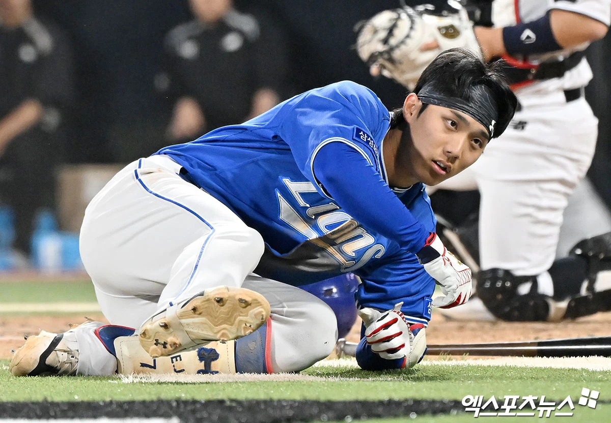 삼성 라이온즈 이재현, 경기 중 사구로 교체…아시안게임 대표팀 비상