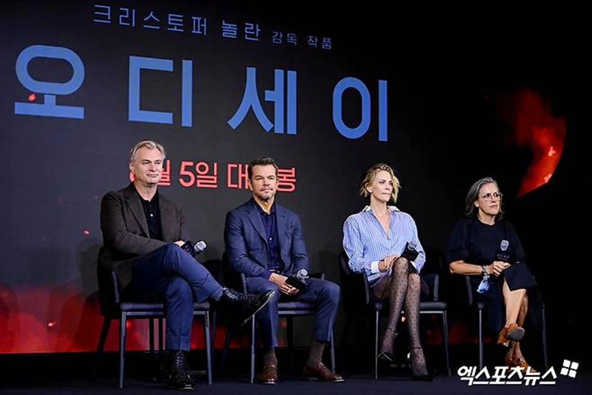 영화 '오디세이' 내한 기자간담회