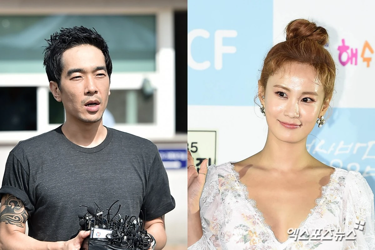 고영욱(좌), 김지민(우)
