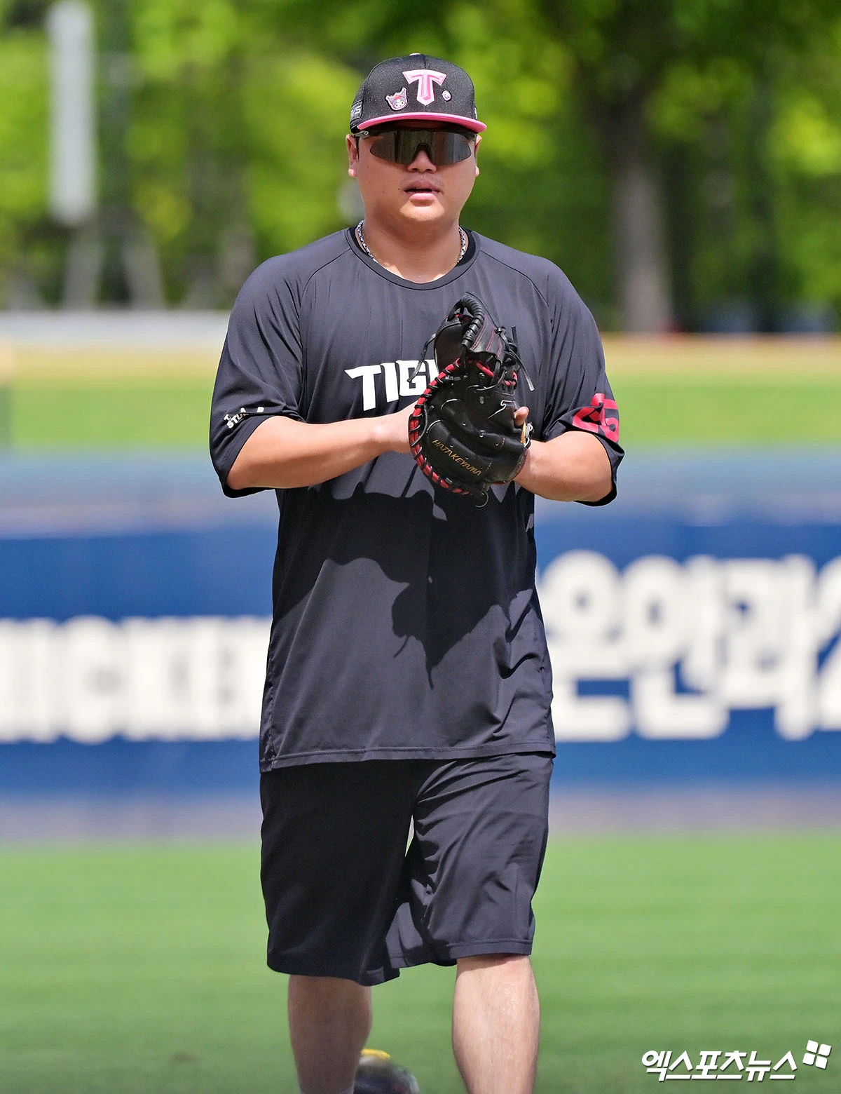 29일 오후 광주기아챔피언스필드에서 열리는 '2026 신한 SOL Bank KBO리그' SSG 랜더스와 KIA 타이거즈의 경기, KIA 한준수가 훈련에 임하고 있다. 엑스포츠뉴스 DB