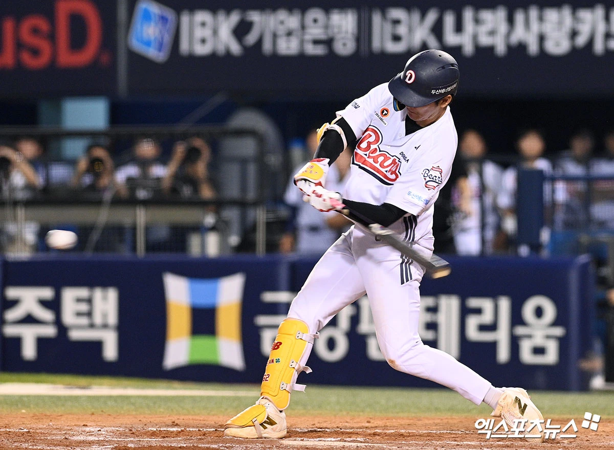 두산 베어스, KIA 타이거즈 꺾고 3-2 역전승