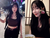 홍진영, 안주를 이렇게 먹는데도 '늘씬'…임신설 종결한 근황 [★해시태그]