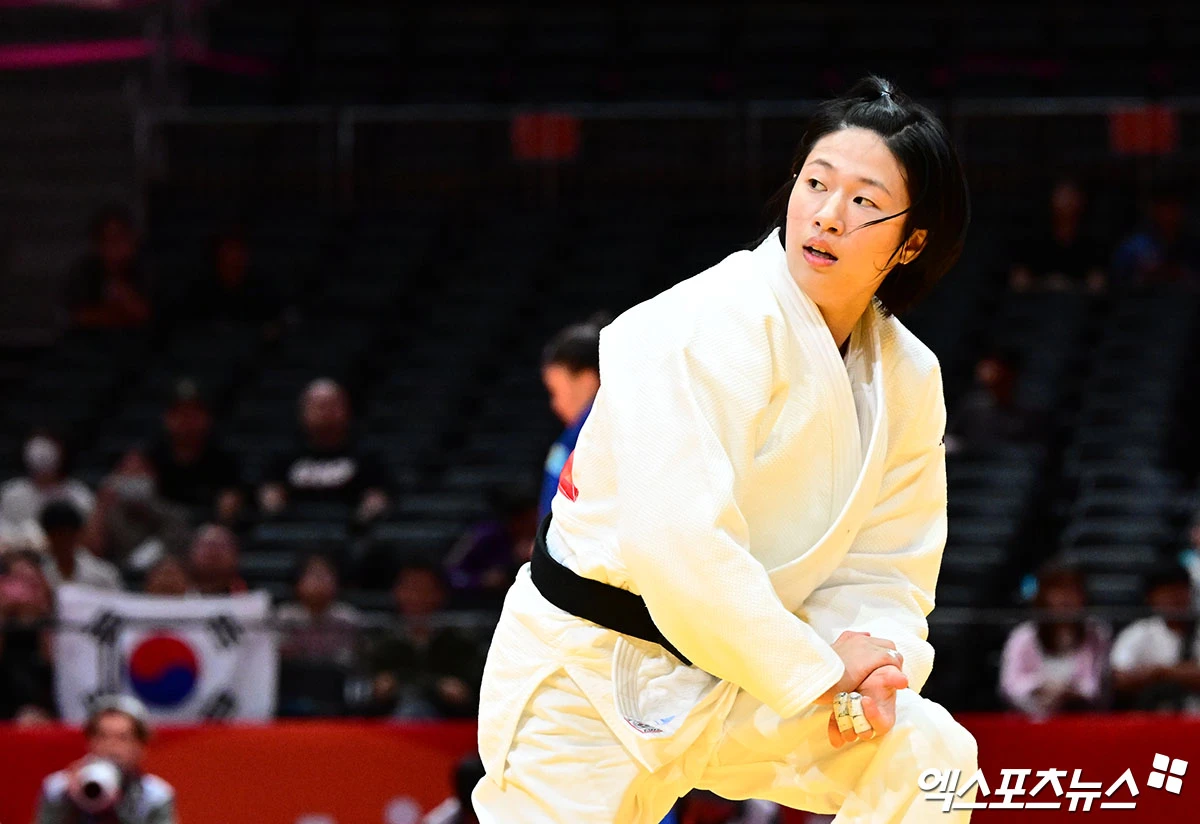 유도 여자 52kg급 국가대표 장세윤(25·KH필룩스)이 2026 아이치·나고야 아시안게임에서 은메달을 따냈다. 사진 박지영 기자
