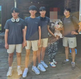 송일국 삼둥이, 중2에 전원 180cm대…피지컬 근황 '압도적'