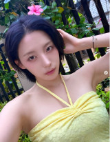 치어리더 하지원, 치어복 벗으니 반전…수영복 자태 '과감' 