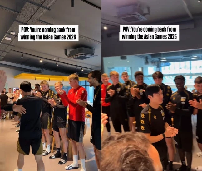2026 아이치·나고야 하계아시안게임 남자축구에서 금메달을 따낸 뒤 병역 특례와 관련해 경솔한 발언을 해 논란을 만들었던 양민혁이 꽃다발을 받으며 소속팀으로 돌아왔다. 그러나 팬들의 분노는 그대로인 듯하다. 일부 팬들은 양민혁의 소속팀 KVC 베스테를로(벨기에)가 올린 게시글에 몰려가 양민혁을 향해 비난을 퍼붓고 있다. 2026 아이치·나고야 아시안게임 결승전이 끝난 지 일주일이 지났지만, 팬들의 분노는 사그라들지 않은 모양새다. 사진 베스테를로