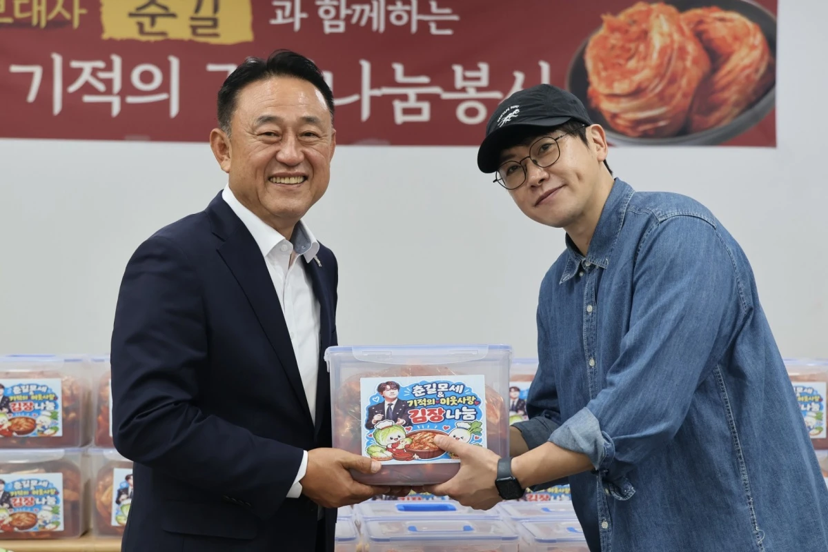 (왼쪽부터) 여주시 시장 이충우-춘길.