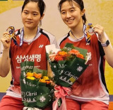 韓 배드민턴 또 기적 터졌다! 국가대표 아닌데 '덴마크 오픈 16강행'…41위 김유정-이유림, '커플 결성 뒤 첫 슈퍼 750 대회' 15위 잡았다