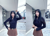 홍진영, 글래머 몸매 감출 생각 없네…꽉 찬 셔츠핏 '시선 강탈'