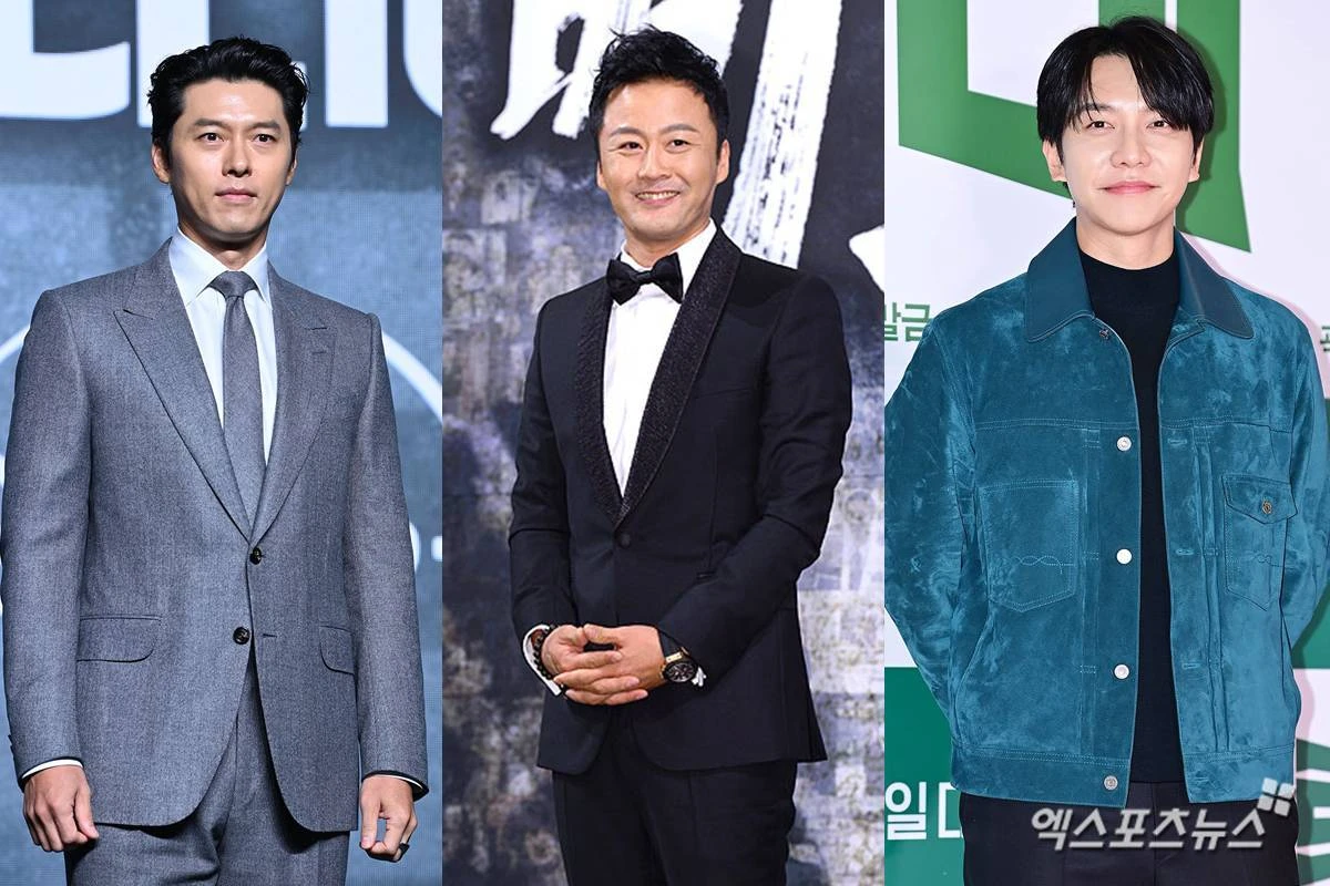 현빈(좌), 공형진(중간), 이승기(우)