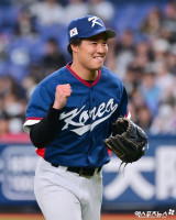 韓 WBC 유니폼 입었던 선수가 日 드래프트 지명이라니…'김치 요리' 잘하는 154km 파이어볼러, 한신 선택 받았다