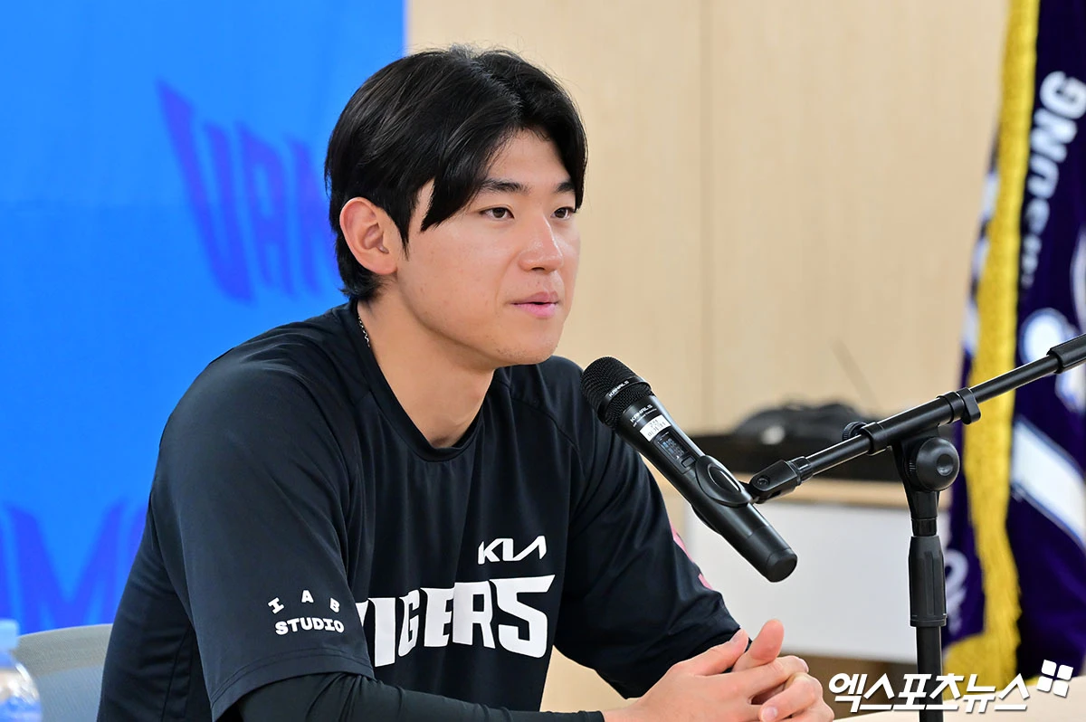 KIA 김도영, PO에서도 팬 응원에 기대감…“응원전은 긍정적”