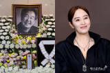 김혜수, 故 최불암 빈소 자정까지 지켰다…임형주 "김민자 간 후에도 남아서" [엑's 현장]